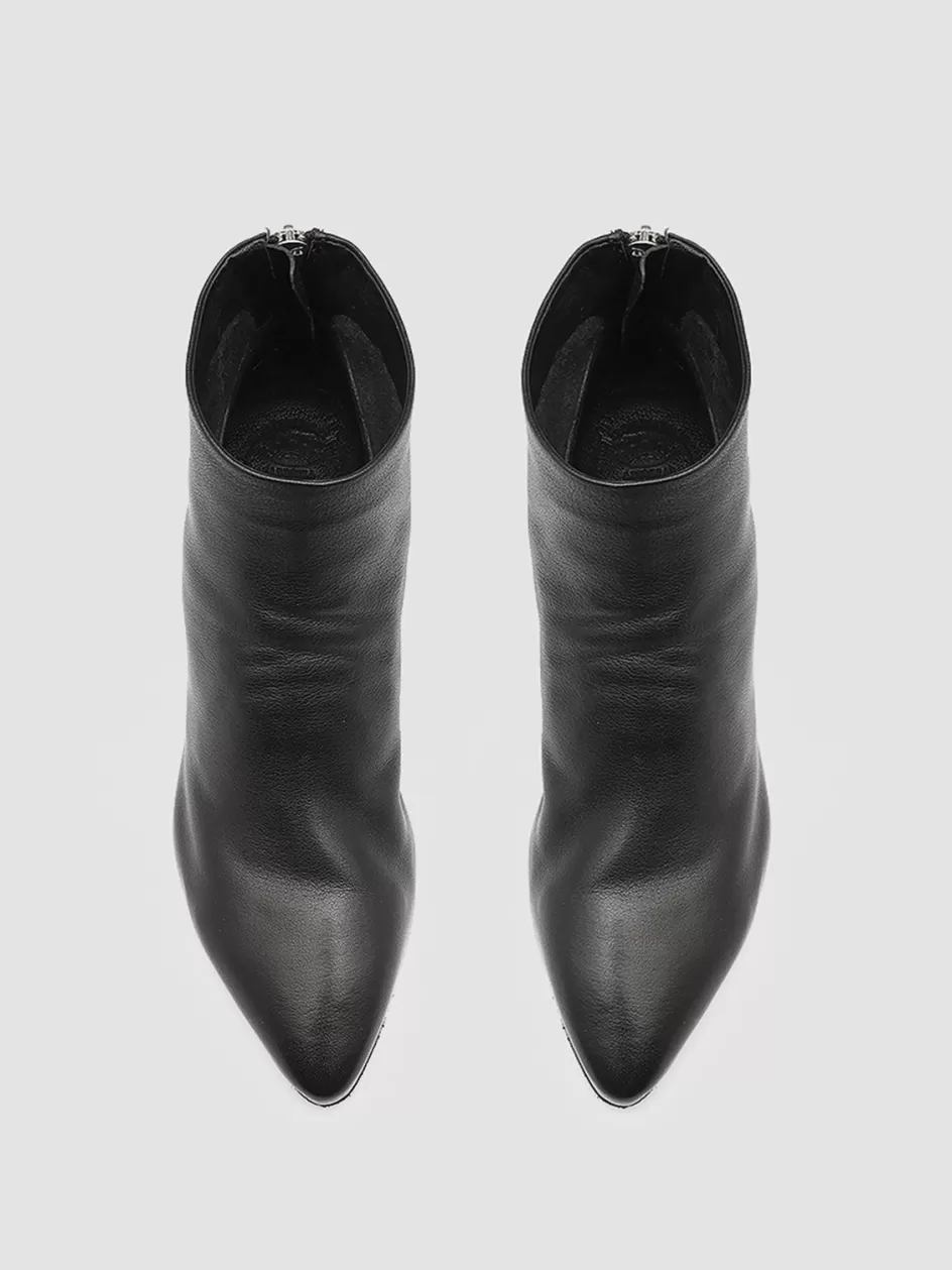 Officine Creative High Heels Booties | Icons>SALLY 001 - Leather Booties BLACK