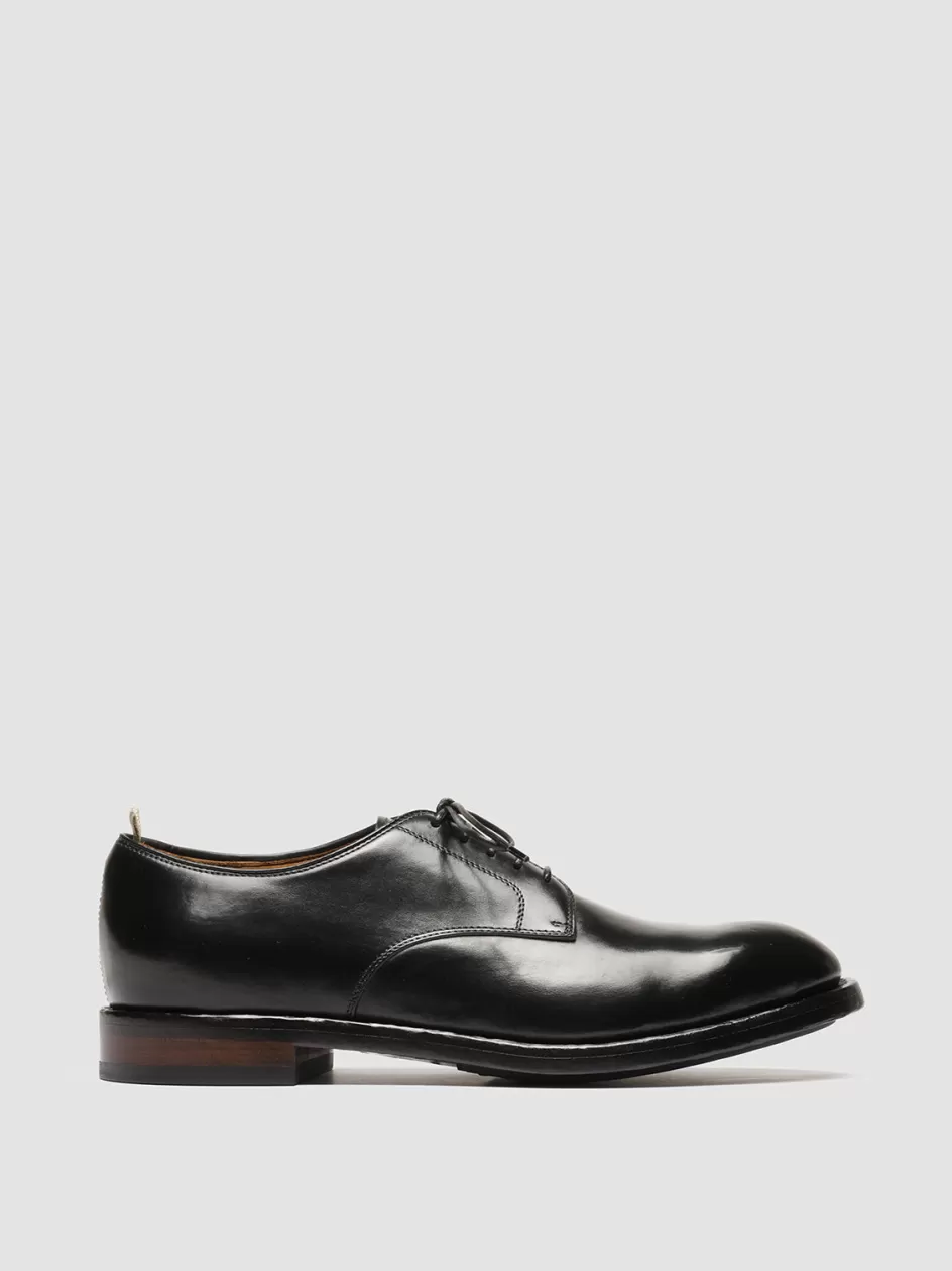 Officine Creative Derbies | Icons>TEMPLE 018 - Leather Derby Shoes BLACK