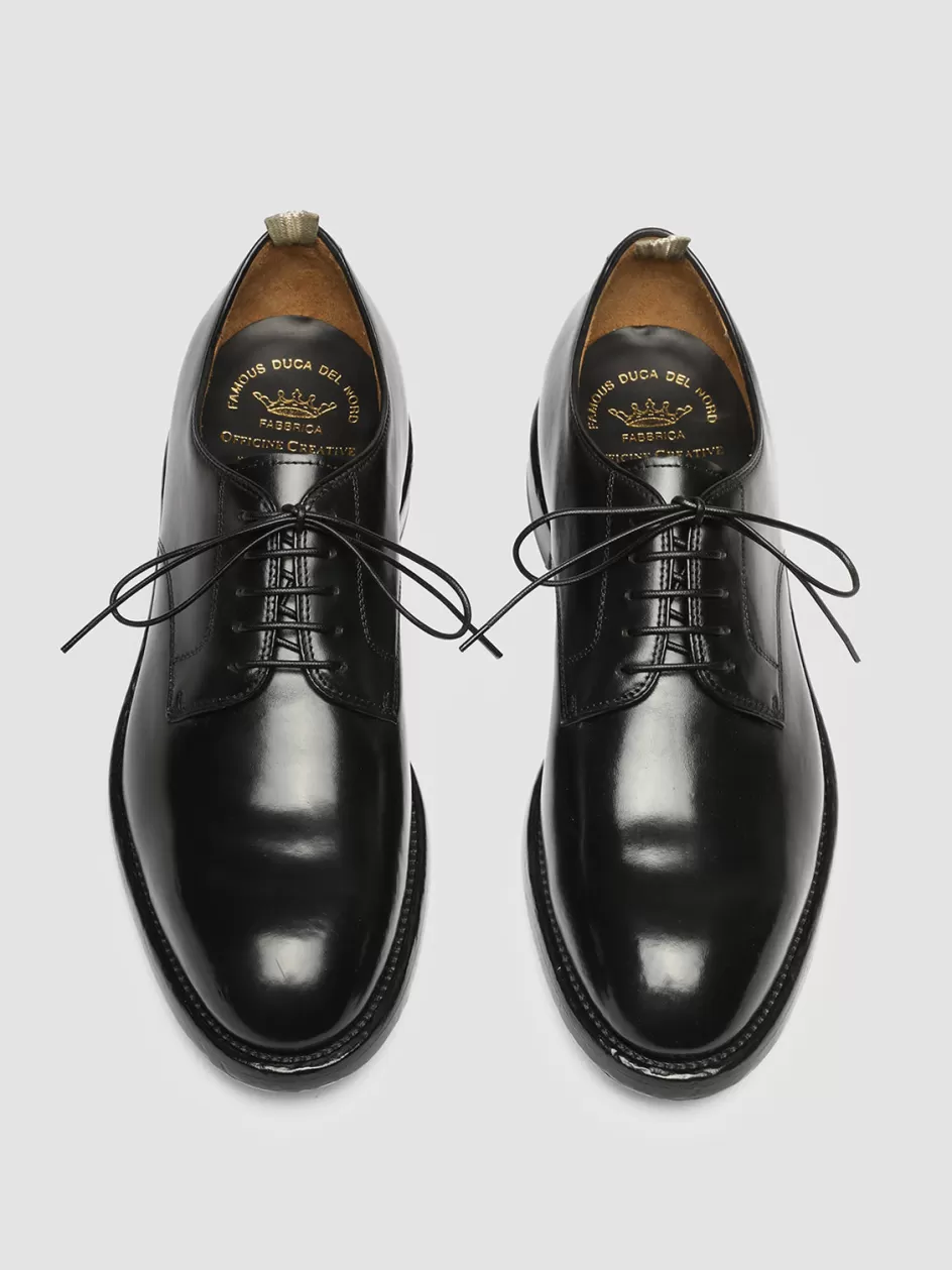 Officine Creative Derbies | Icons>TEMPLE 018 - Leather Derby Shoes BLACK