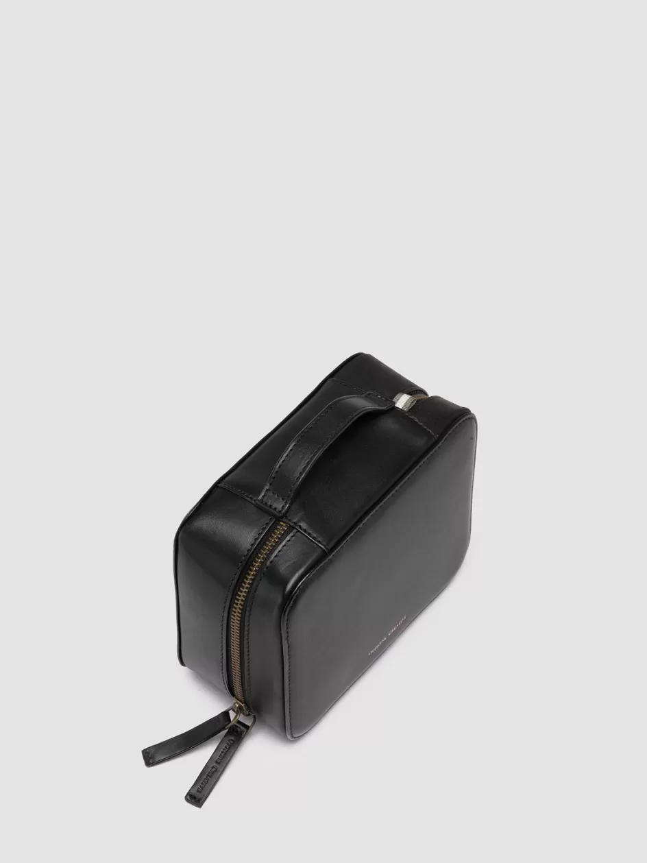 Officine Creative Shoe Care | Shoe Care>TRAVEL CASE - Mini Bag BLACK