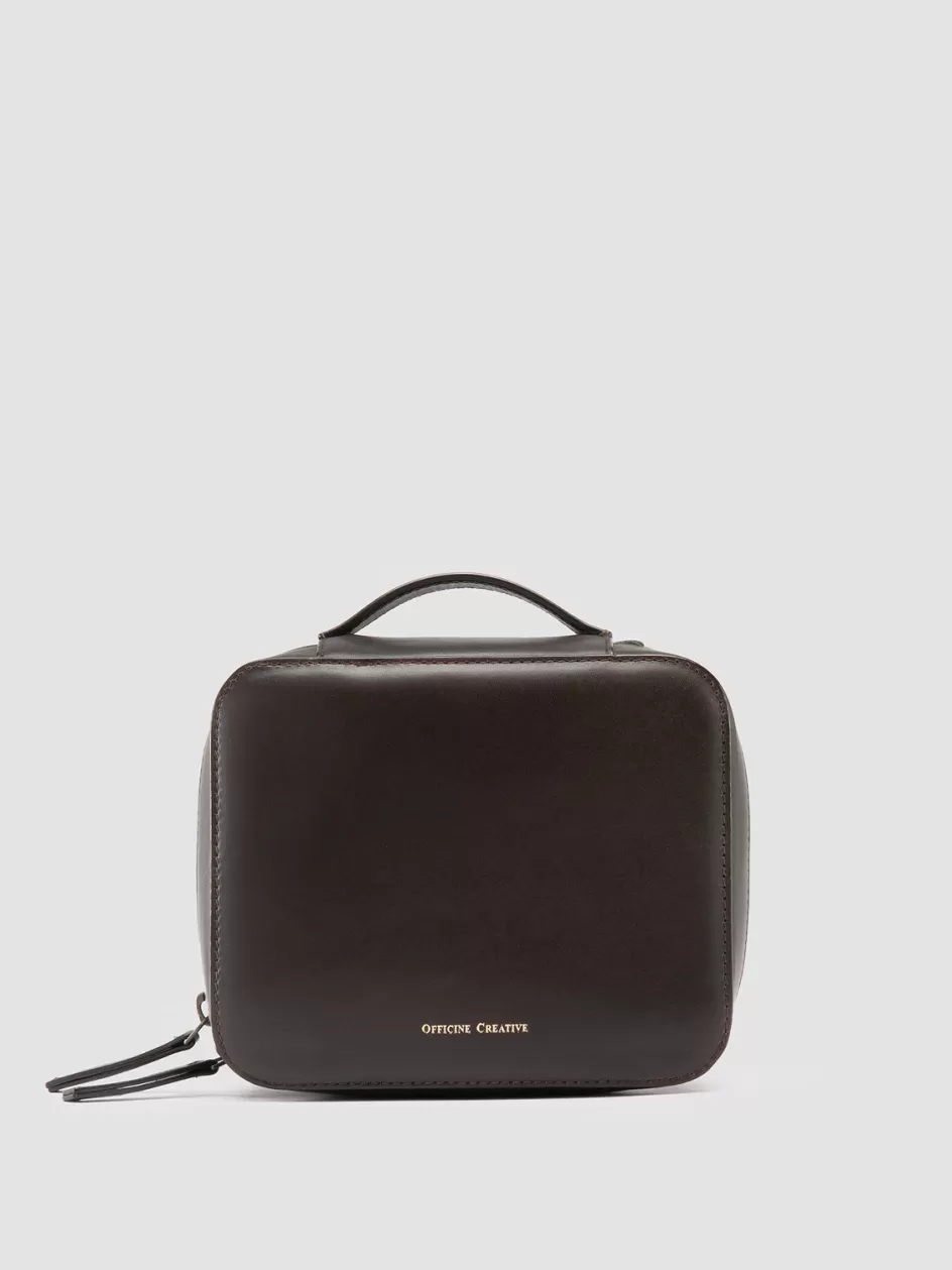 Officine Creative Shoe Care | Shoe Care>TRAVEL CASE - Mini Bag BROWN