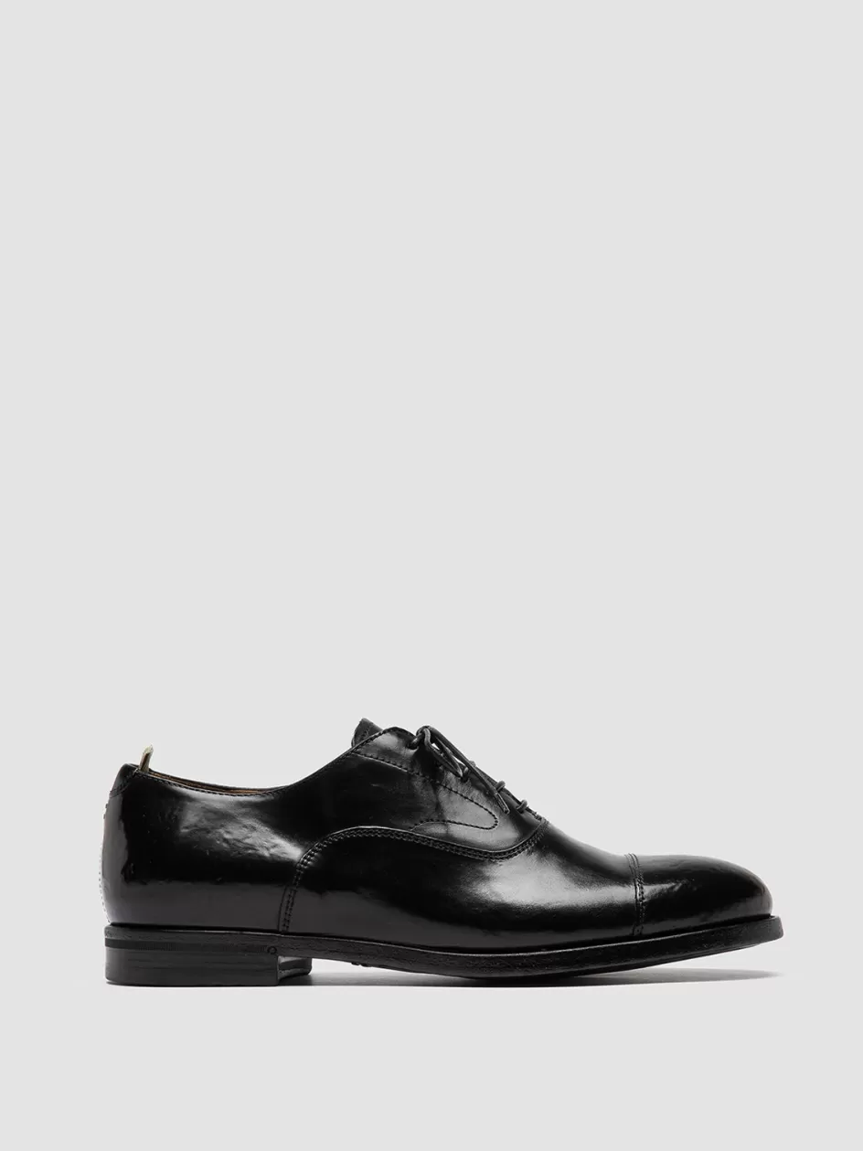 Officine Creative Oxfords | Formal Shoes>VANDERBILT CAOU 011 - Leather Oxford Shoes BLACK